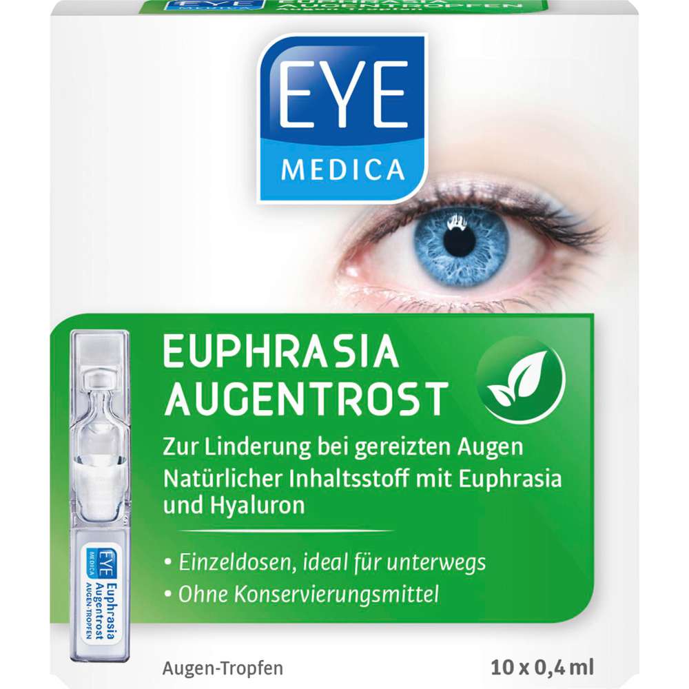 Produktabbildung EyeMedica Augentropfen, Euphrasia & Hyaluron