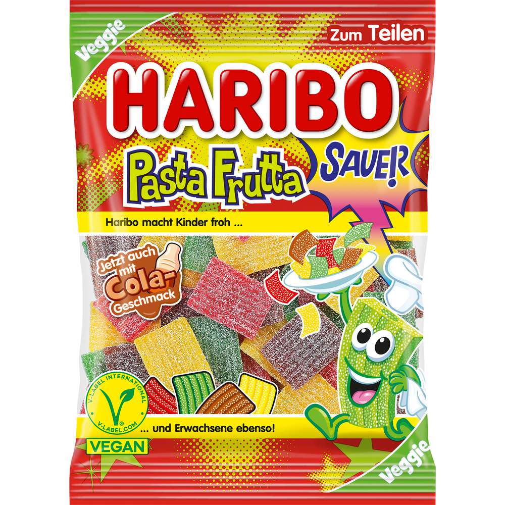 Produktabbildung Haribo Fruchtgummi Pasta Frutta, Vegan