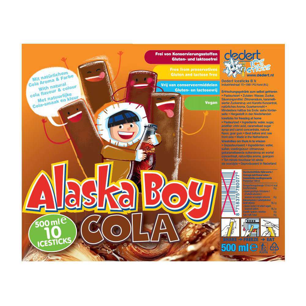 Produktabbildung Alaska Boy Icesticks Cola 