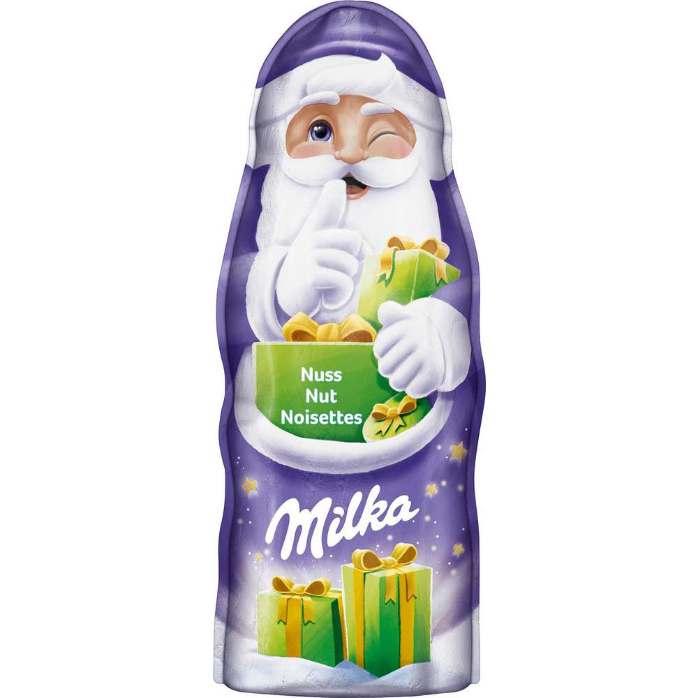 Produktabbildung Milka Weihnachtsmann Nuss