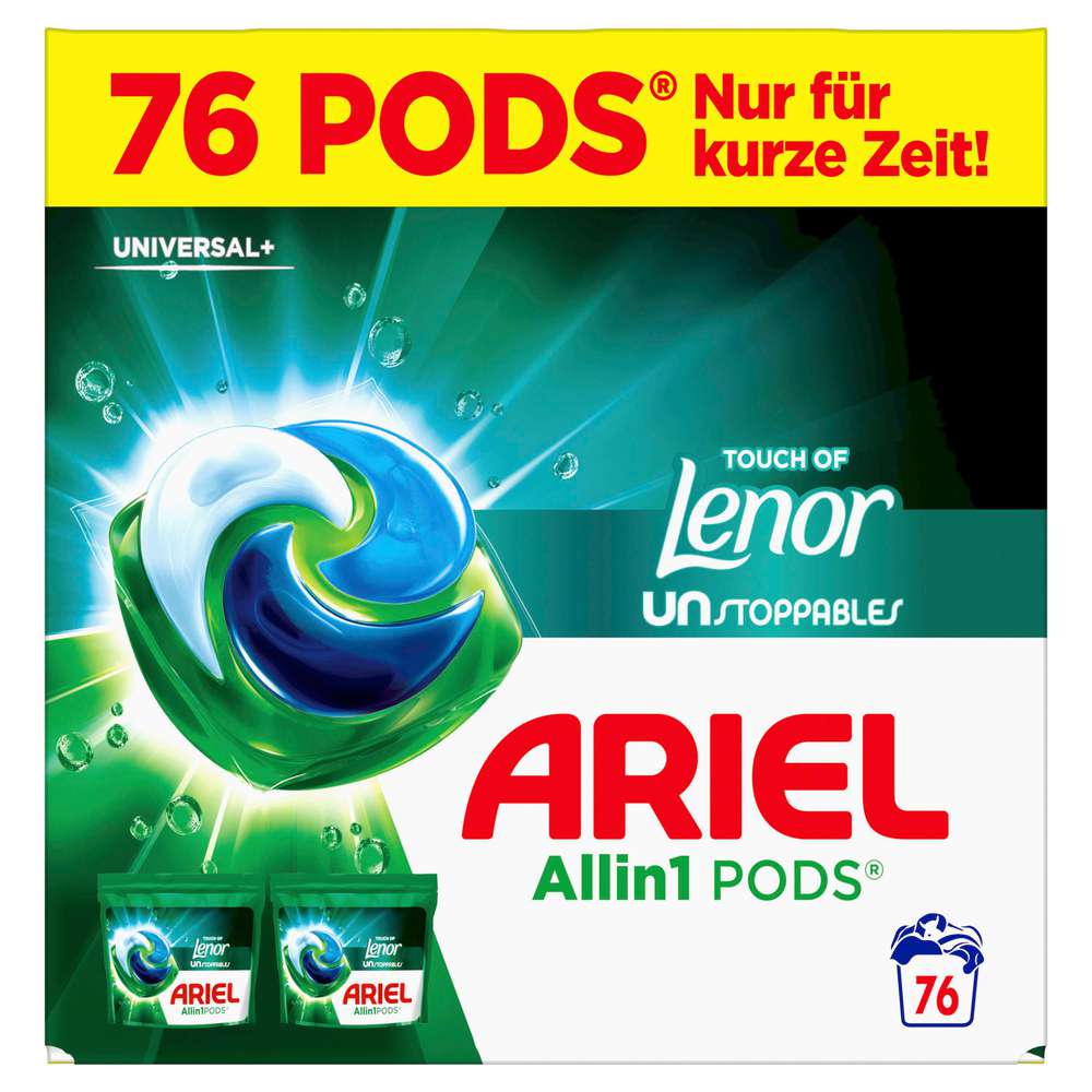Produktabbildung Ariel Universal-Waschmittel, All in 1 Pods