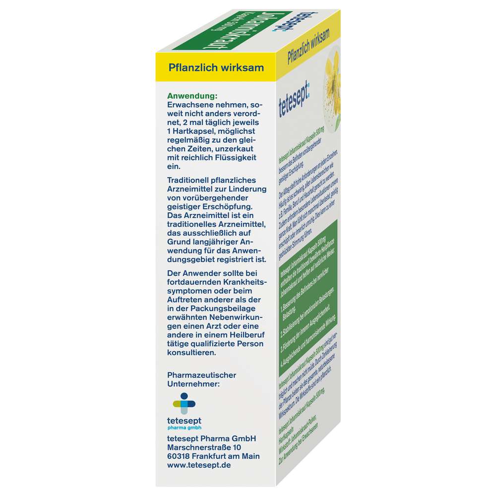 Produktabbildung tetesept Johanniskraut Kapseln