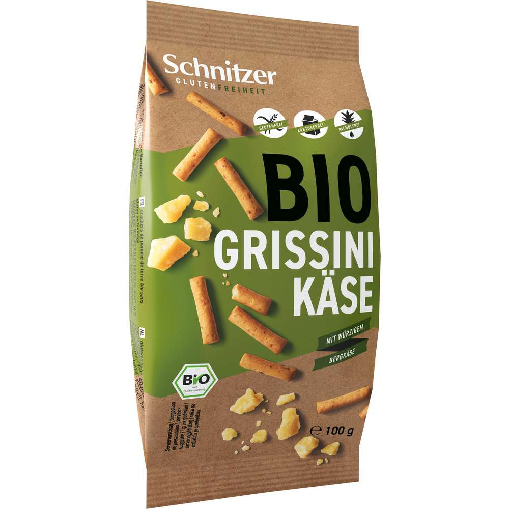 Produktabbildung Schnitzer Bio Grissini, Käse