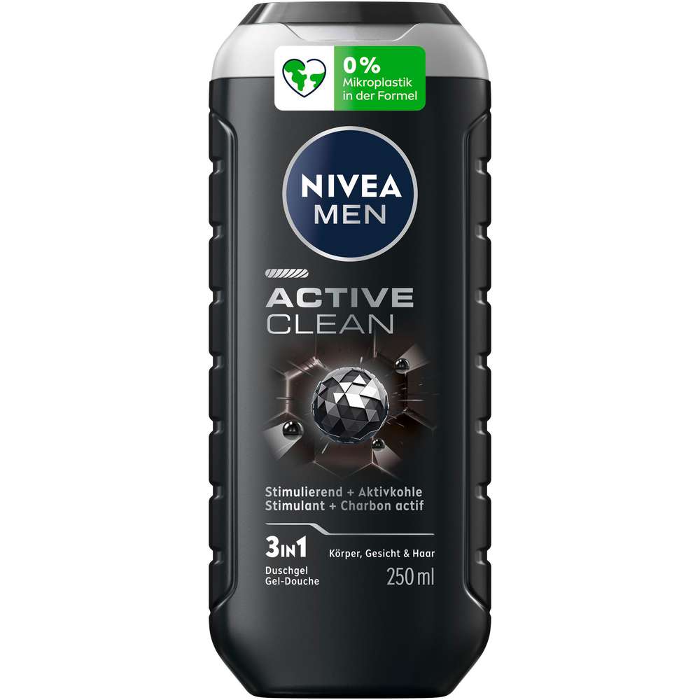 Produktabbildung Nivea Duschgel, Men Active Clean 3in1