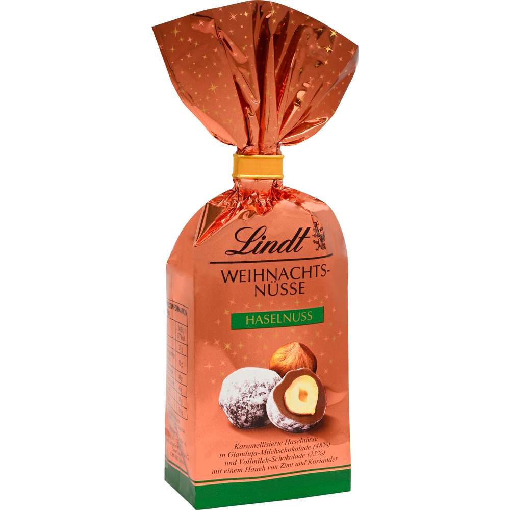 Produktabbildung Lindt Weihnachts-Haselnüsse in Schokolade