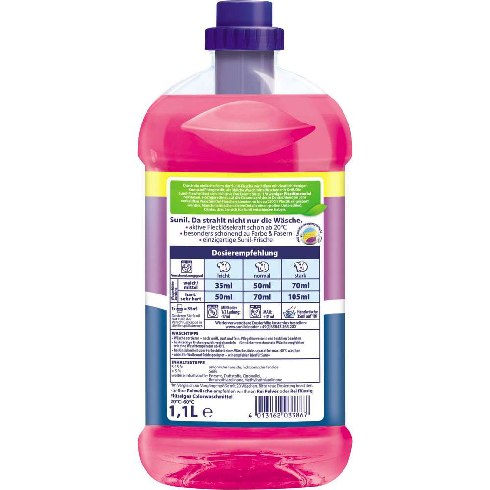Produktabbildung Sunil Color-Waschmittel, flüssig 