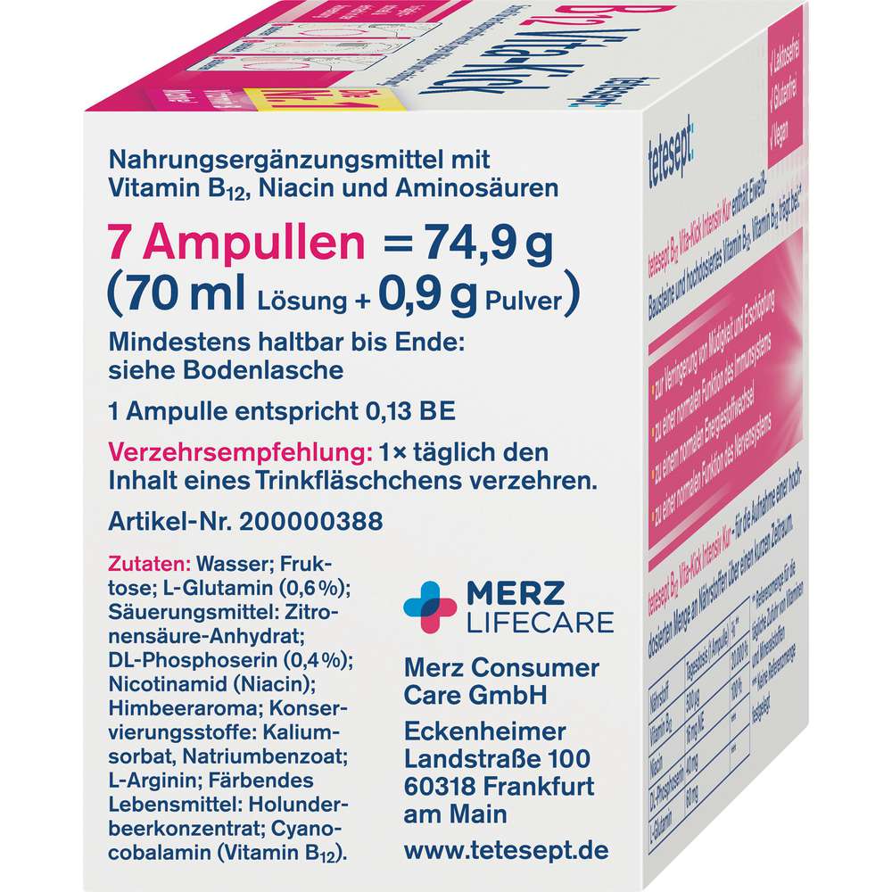 Produktabbildung tetesept B12 Vita-Kick 500µg