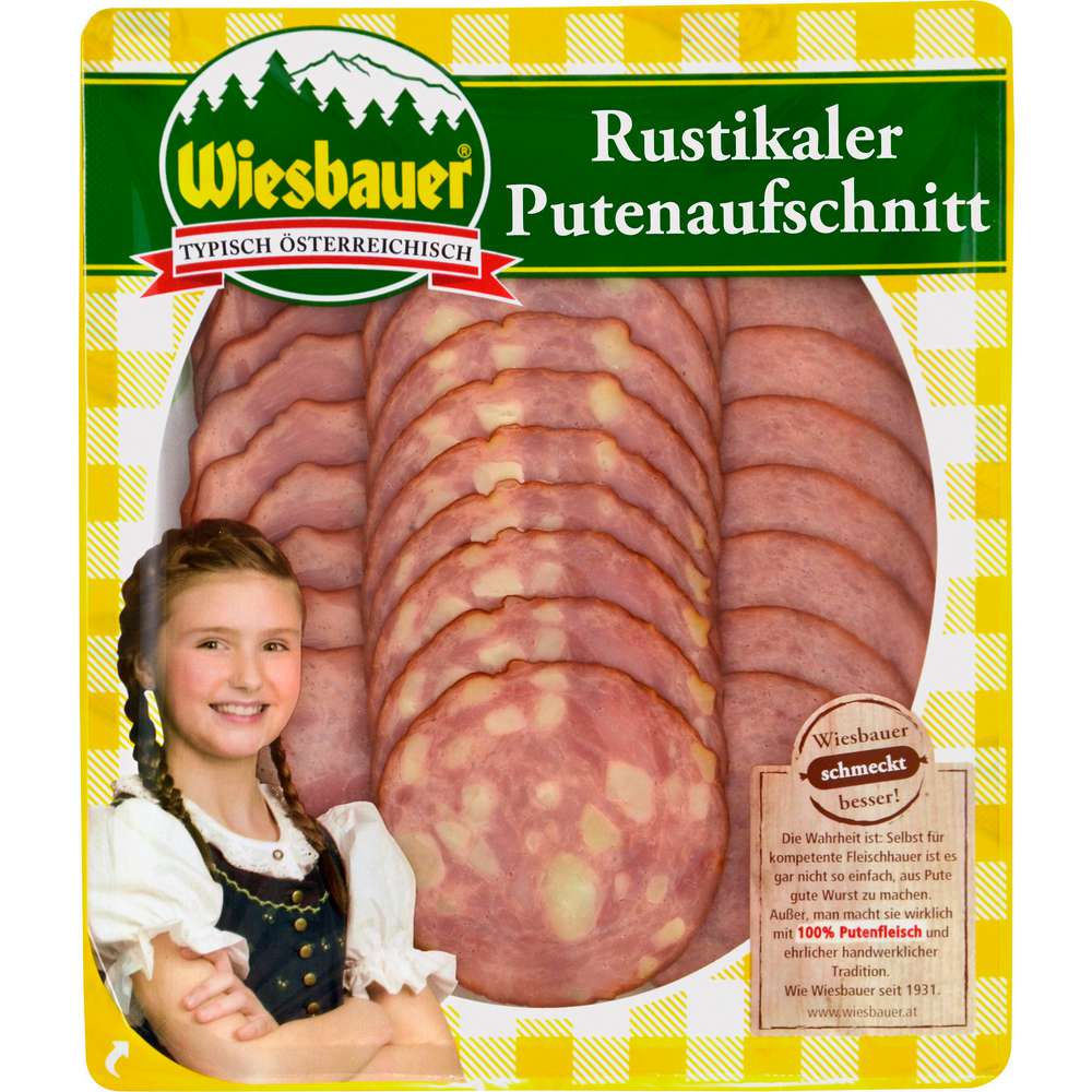 Produktabbildung Wiesbauer Putenaufschnitt, rustikal