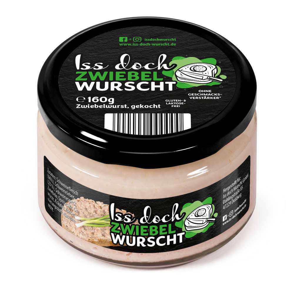 Produktabbildung Iss doch Wurscht Zwiebelwurst im Glas, Iss doch Zwiebelwurscht