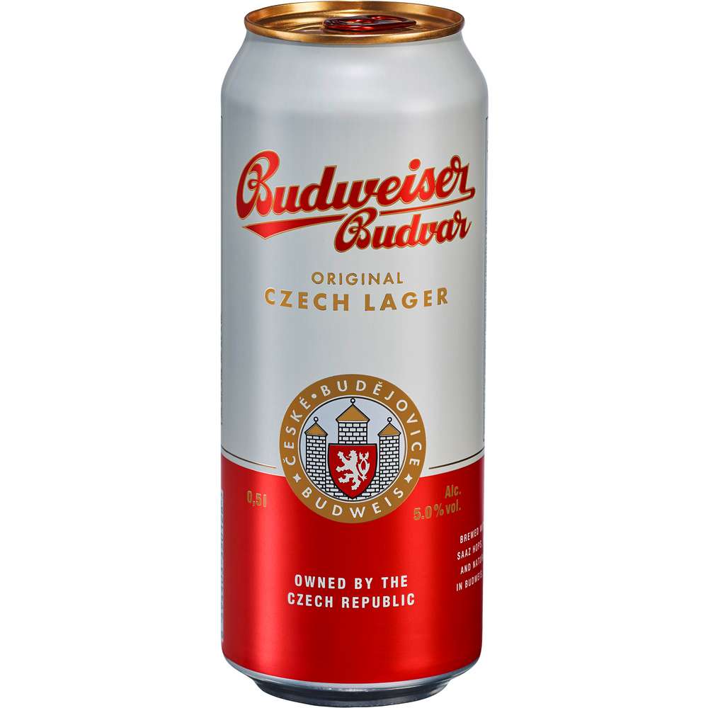 Produktabbildung Budweiser Budvar Lagerbier, Premium 5,0 %
