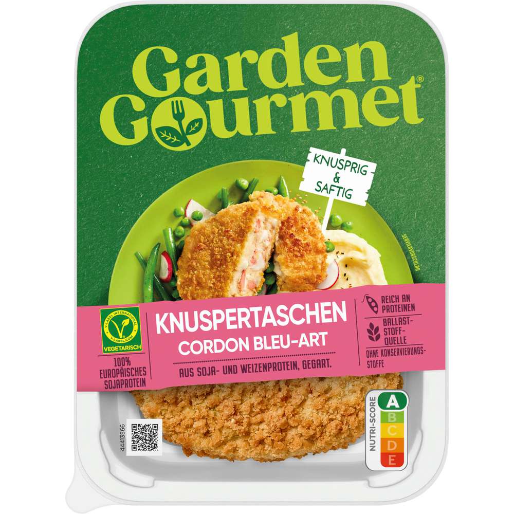 Produktabbildung Garden Gourmet Knuspertaschen, Cordon Bleu