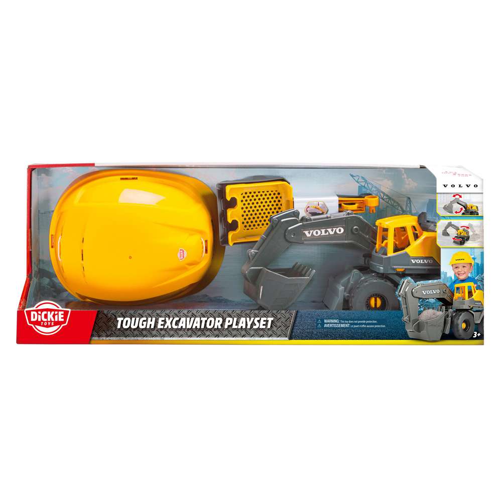 Produktabbildung Dickie Toys Volvo Tough Excavator Spielset