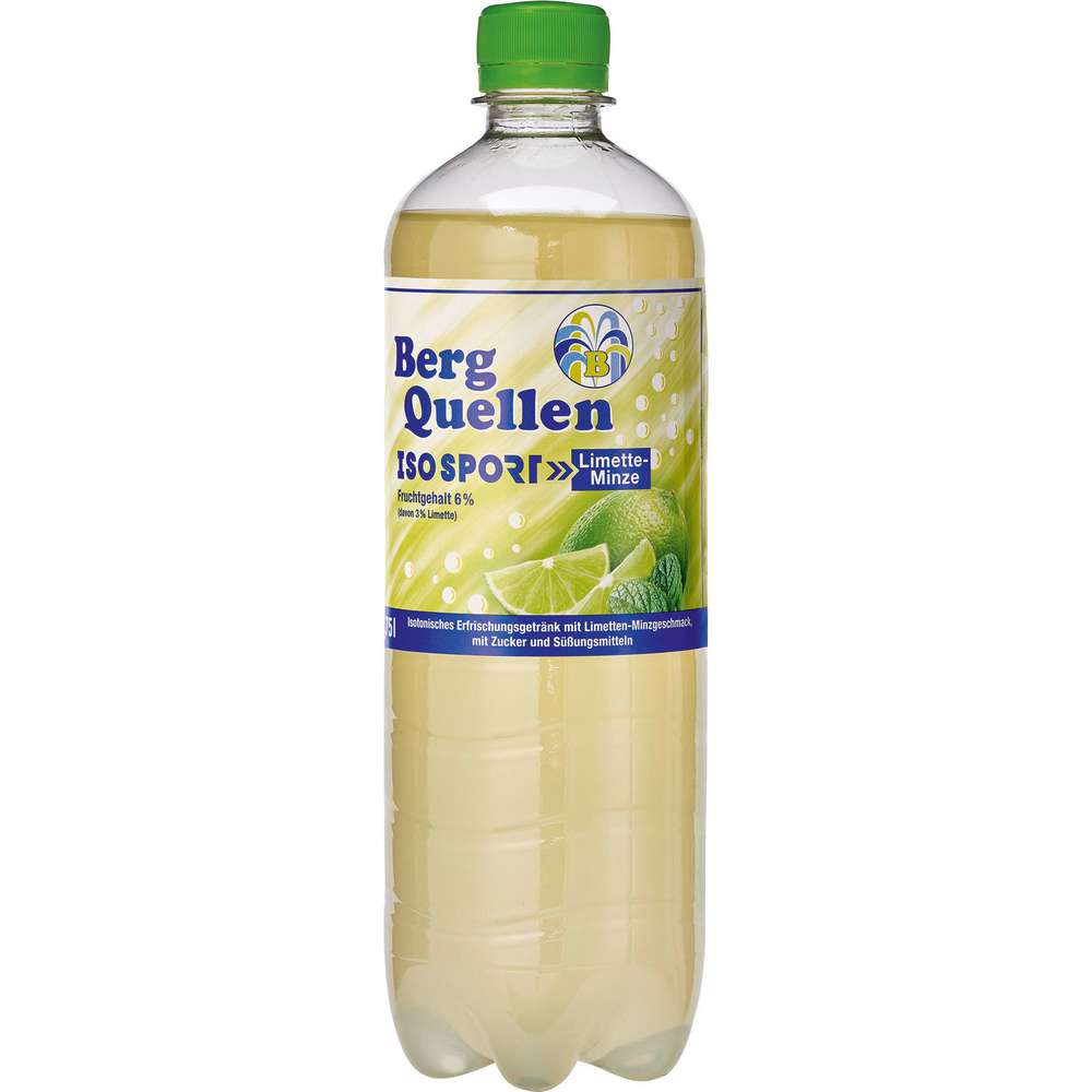 Produktabbildung Berg Quellen Isosport, Limette Minze
