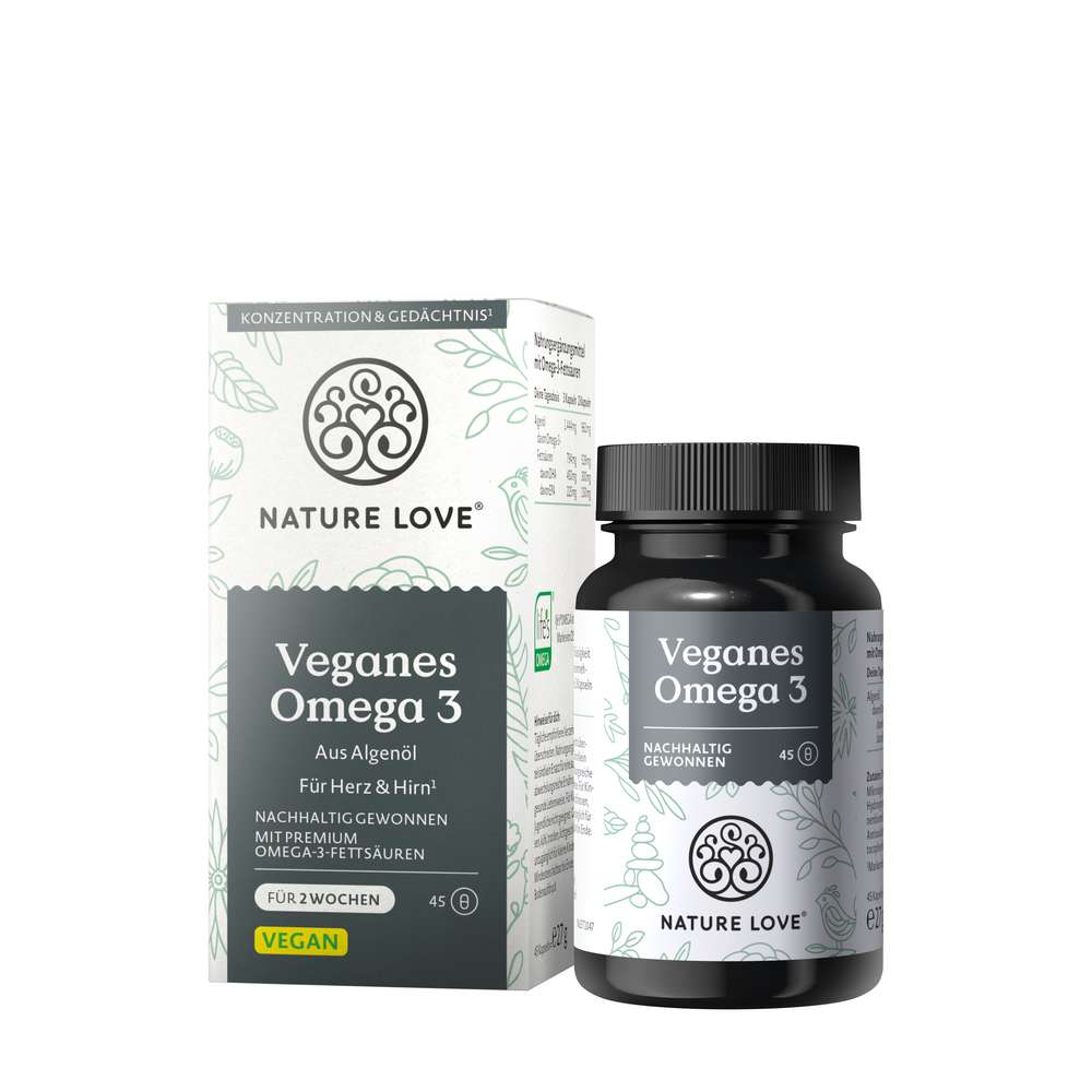 Produktabbildung Nature Love Veganes Omega 3