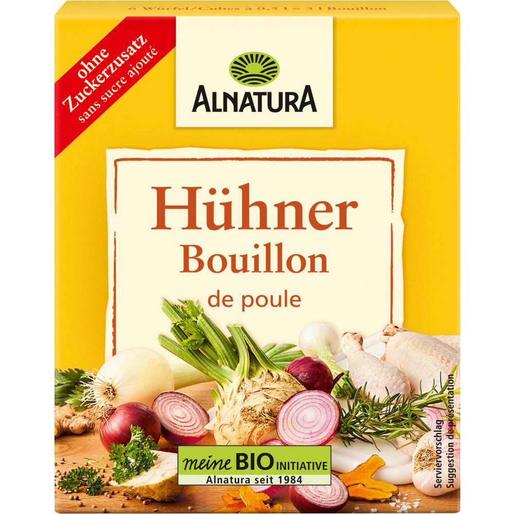 Produktabbildung Alnatura Bio Brühwürfel, Hühnerbouillon