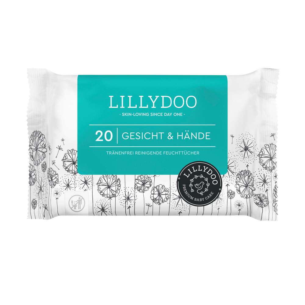 Produktabbildung Lillydoo Feuchttücher für Gesicht & Hände