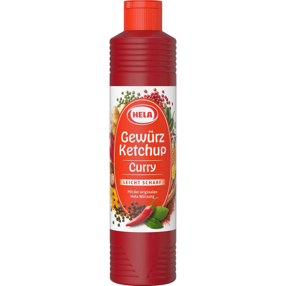 Produktabbildung Hela Gewürz Ketchup, Curry leicht scharf