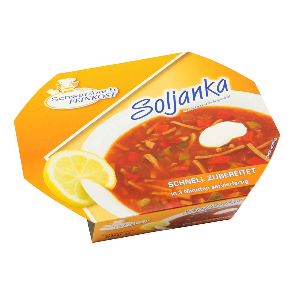 Produktabbildung Schwarzbach Feinkost Suppe Soljanka