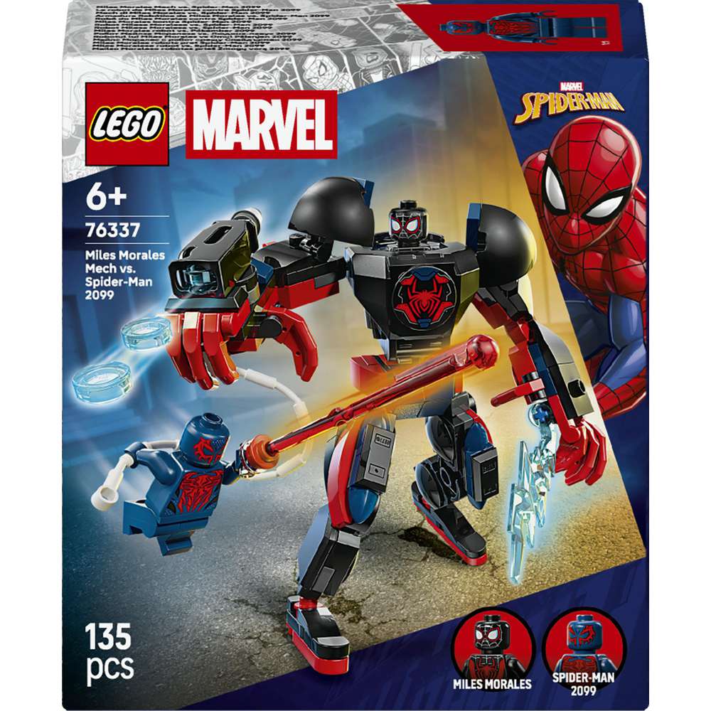 Produktabbildung Lego LEGO Marvel Miles Morales Mech vs. Spider-Man 2099 76337
