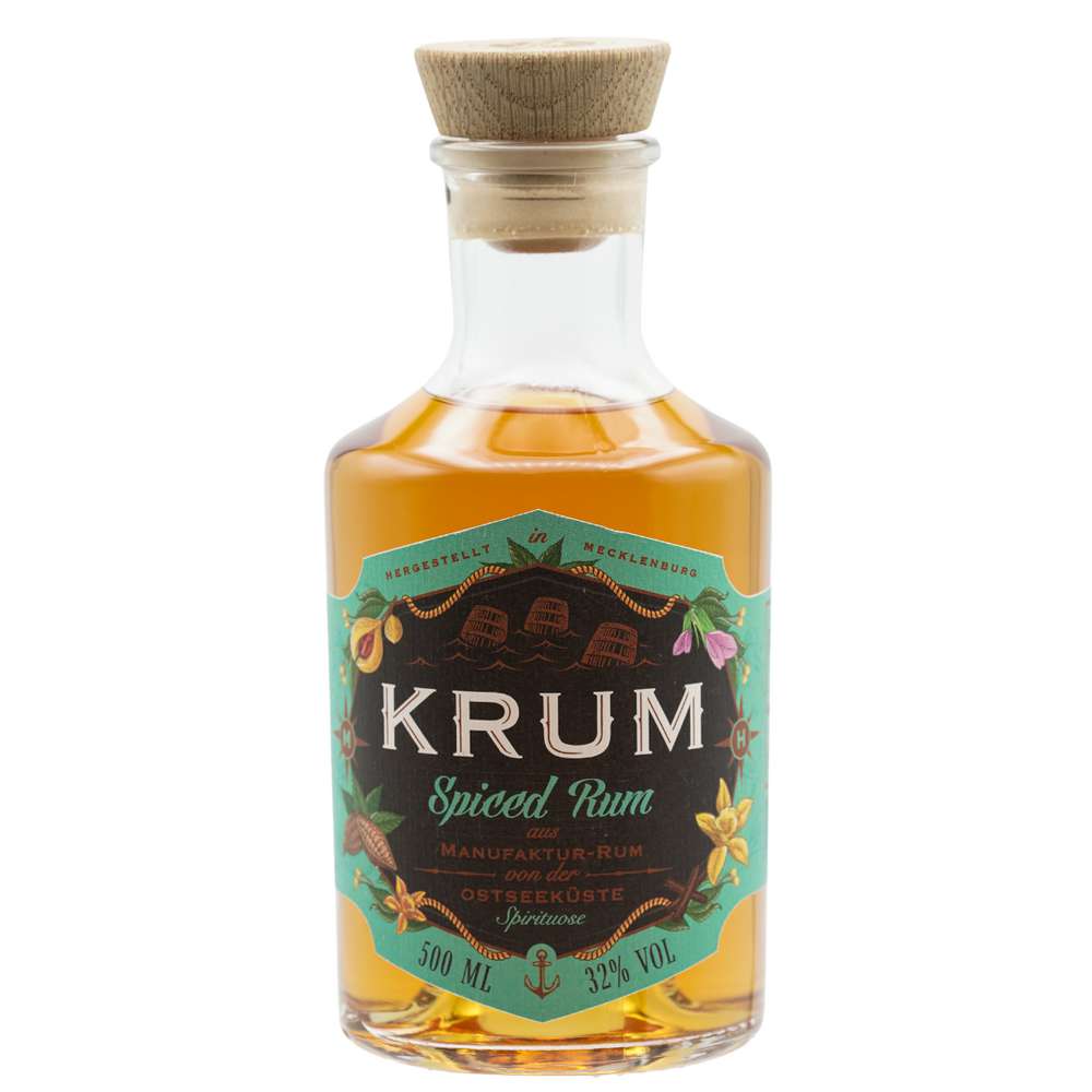 Produktabbildung Krum Spiced Rum Maennerhobby 32%