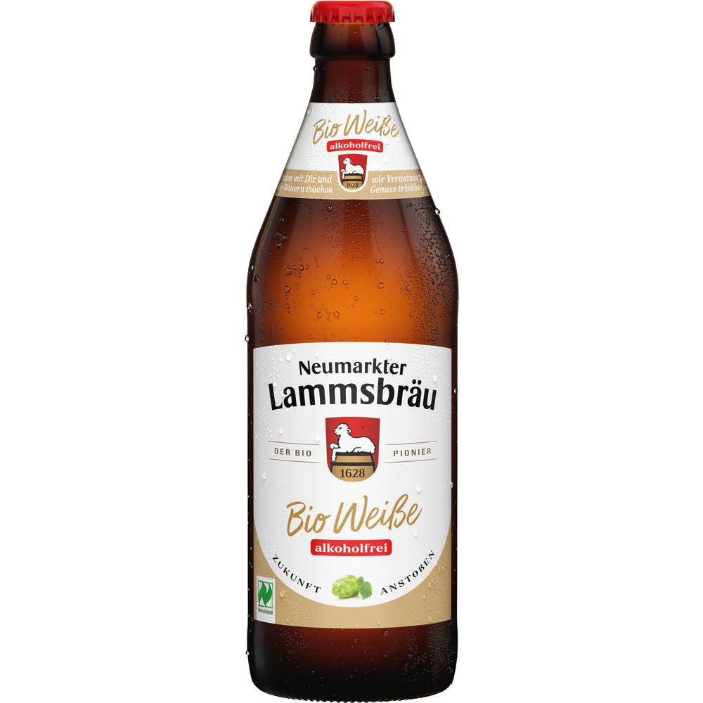 Produktabbildung Lammsbräu Bio Weißbier, alkoholfrei