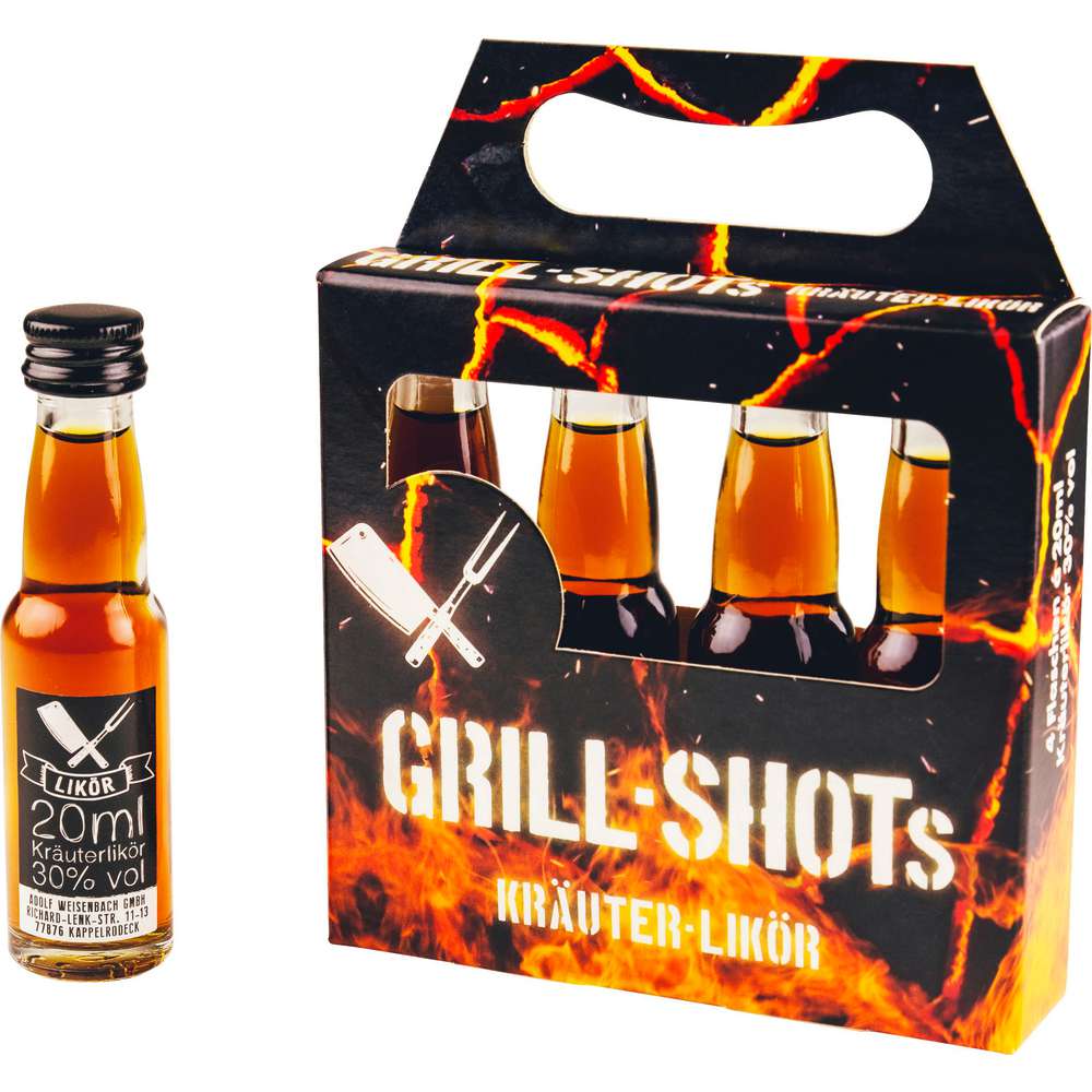 Produktabbildung Weisenbach Grill-Shots mit Kräuterlikör