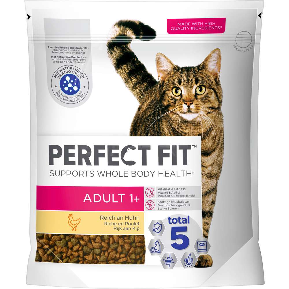 Produktabbildung Perfect Fit Katzen-Trockenfutter, Adult, Huhn