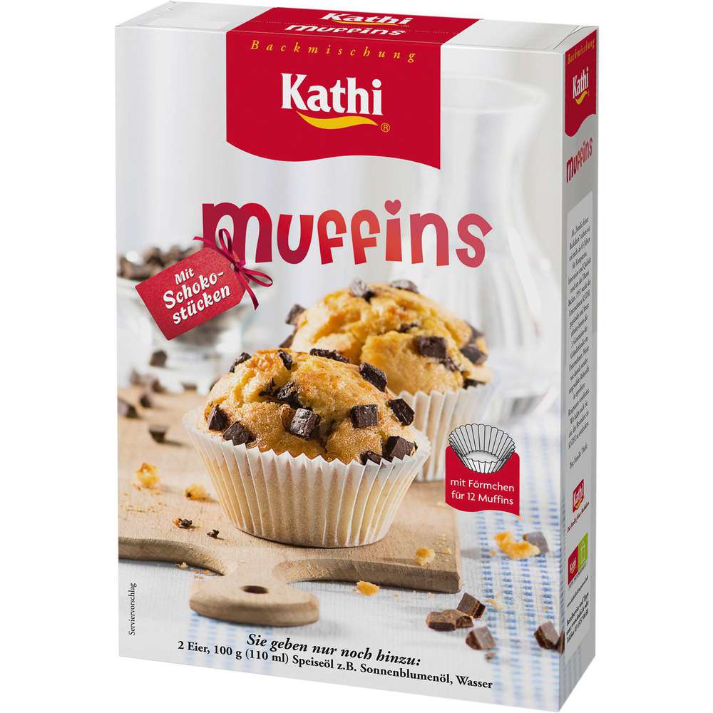 Produktabbildung Kathi Muffins mit Schokostückchen