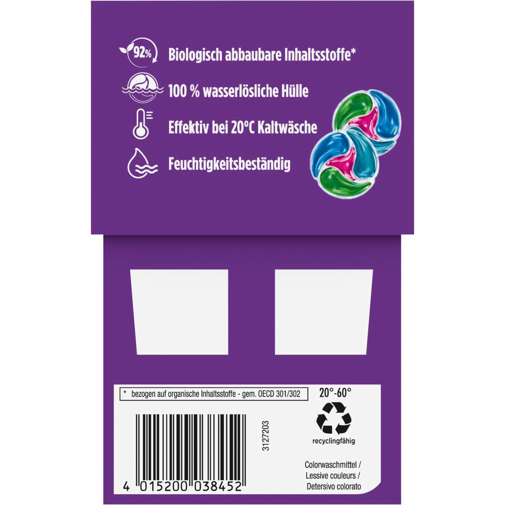 Produktabbildung Persil Color-Waschmittel Discs 4in1 Tiefenrein