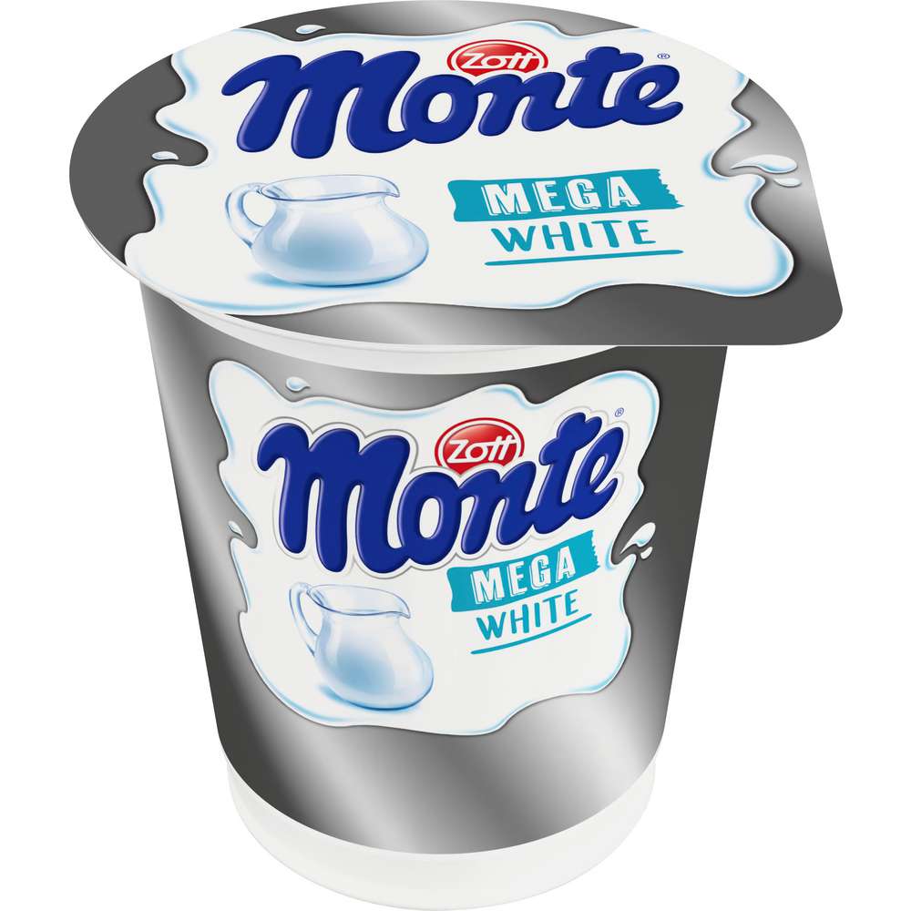 Produktabbildung Zott Milchdessert  Monte Mega White