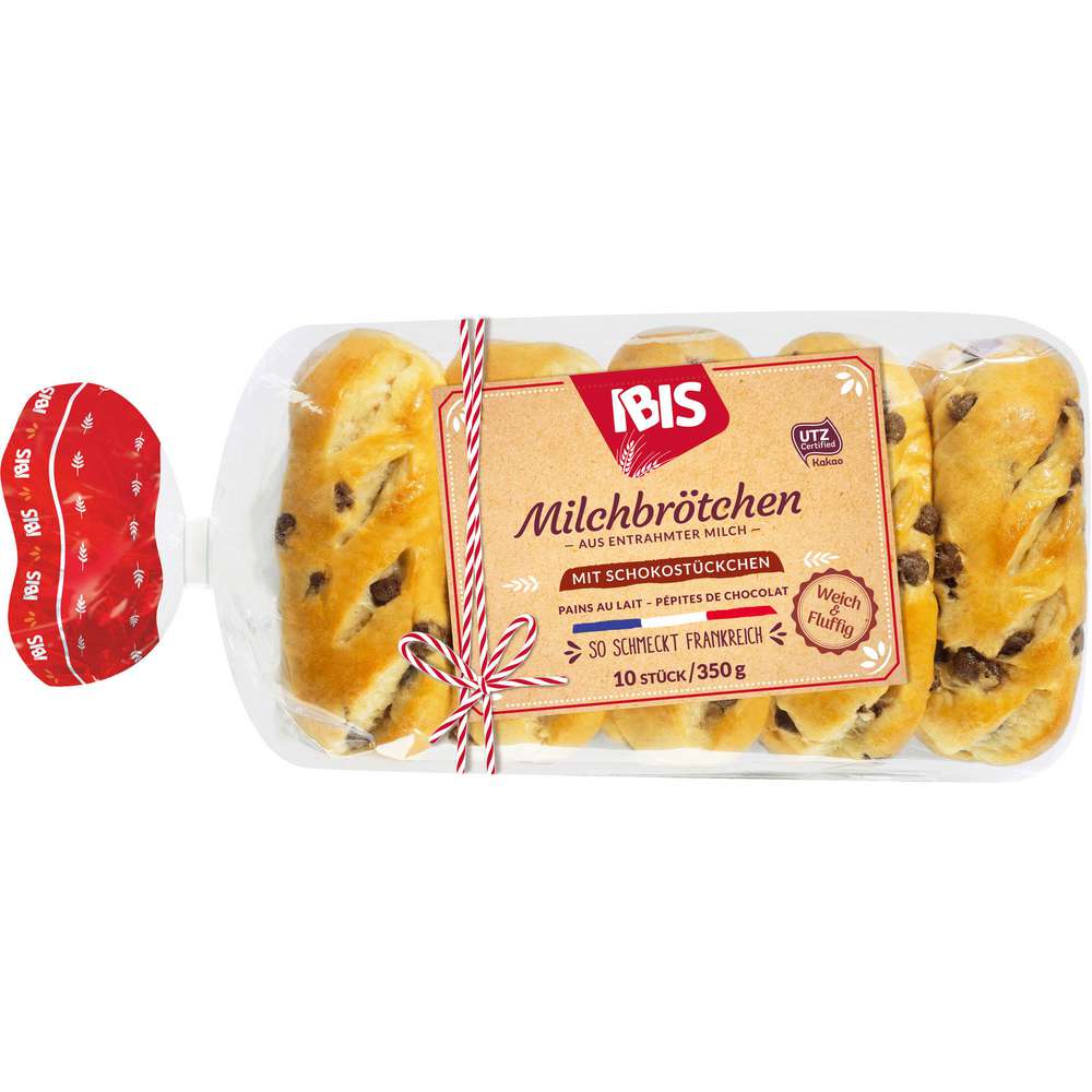 Produktabbildung Ibis Milchbrötchen, Schoko