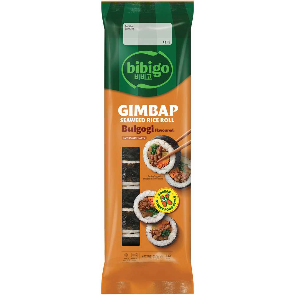 Produktabbildung Bibigo Gimbap Seetang-Reis-Rolle Bulgogi