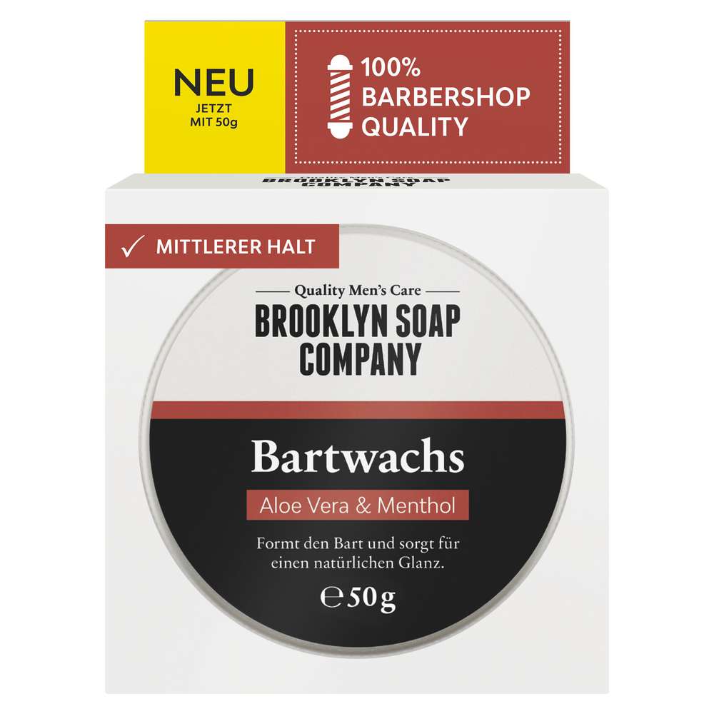 Produktabbildung Brooklyn Bartwachs Aloe Vera &Menthol