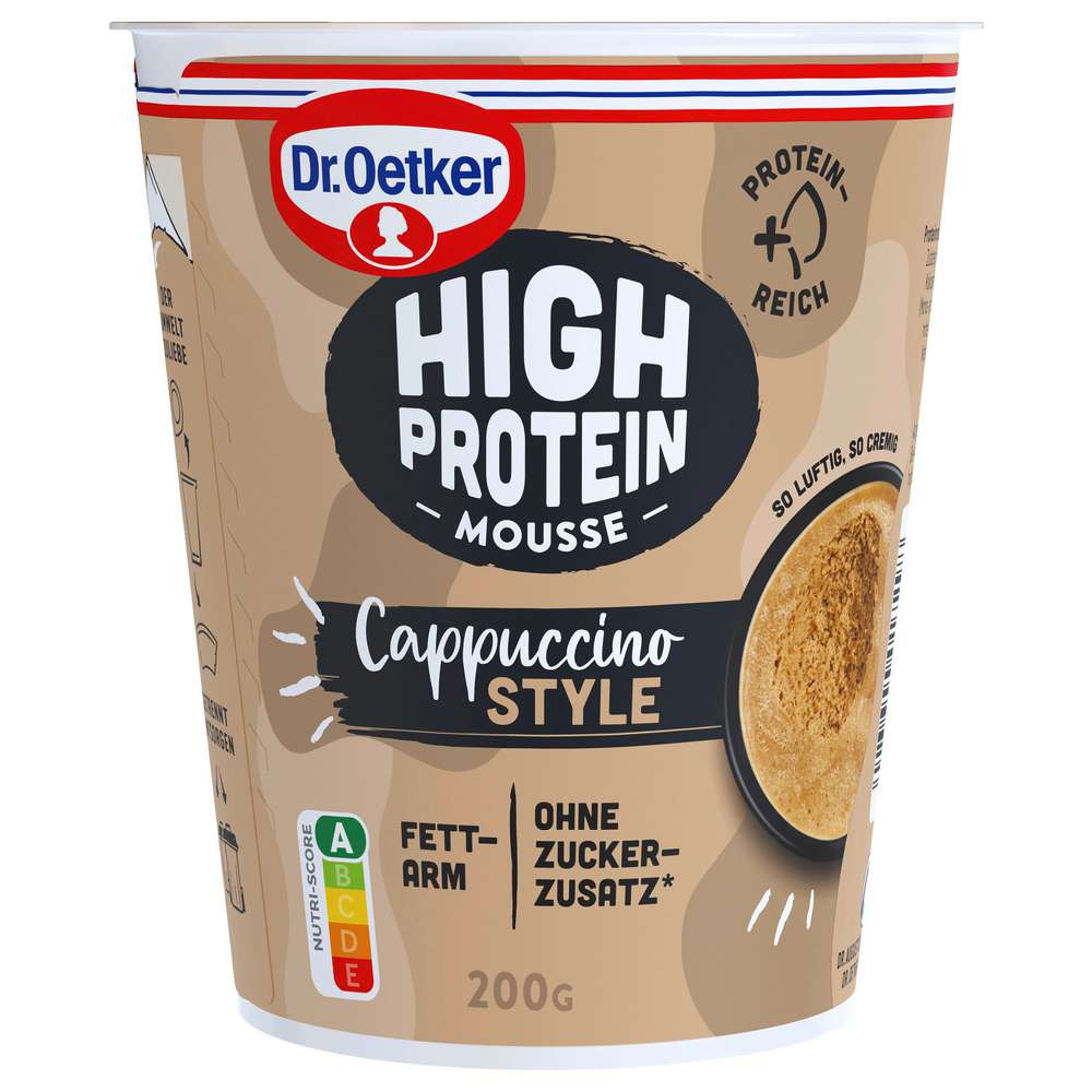 Produktabbildung Dr. Oetker High Protein Mousse Cappuccino