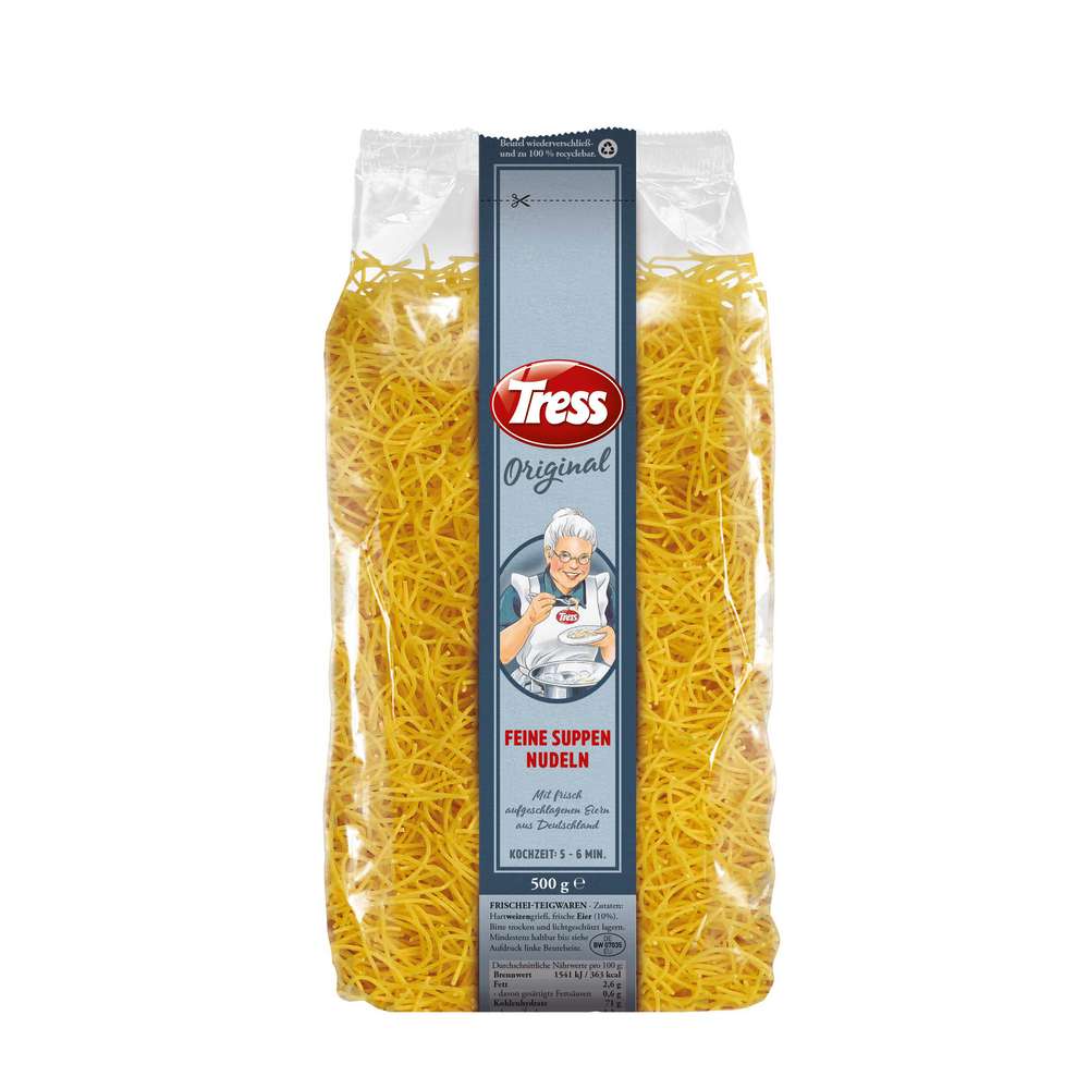 Produktabbildung Tress Feine Suppennudeln 