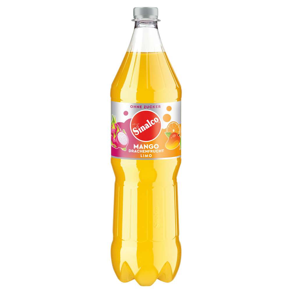 Produktabbildung Sinalco Limonade Mango-Drachenfrucht ohne Zucker