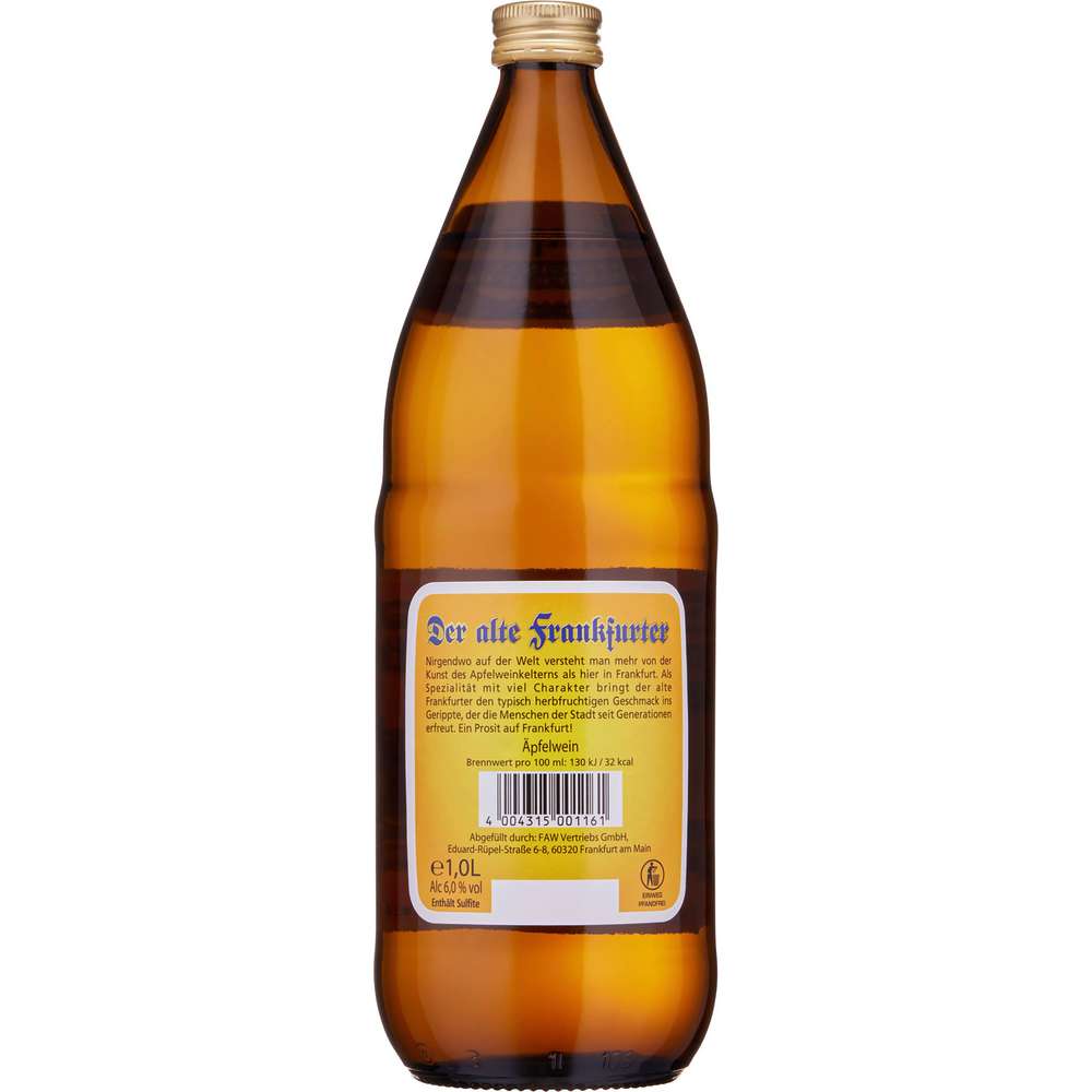 Produktabbildung Possmann Der alte Frankfurter Apfelwein