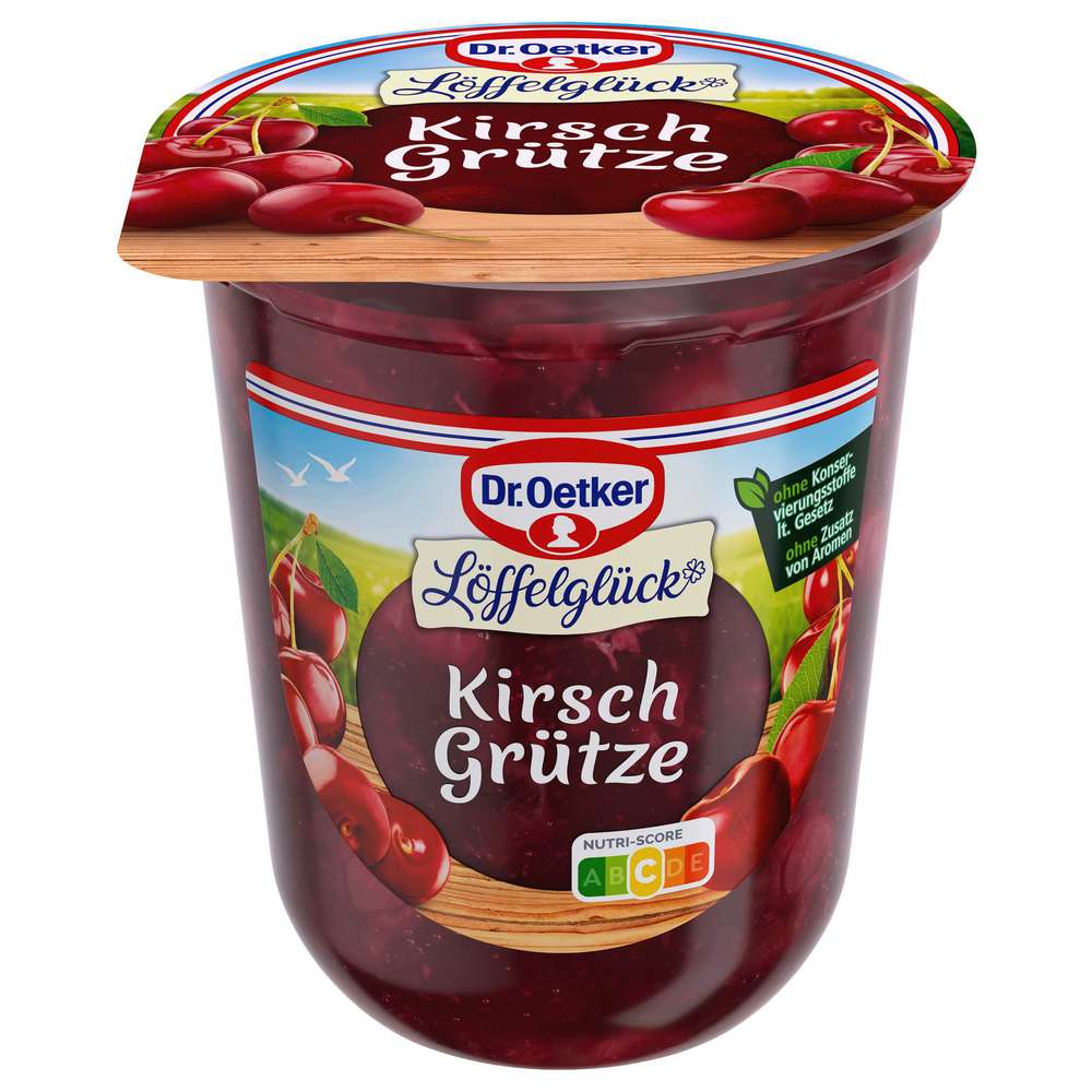 Produktabbildung Dr. Oetker Kirsch Grütze, Löffelglück