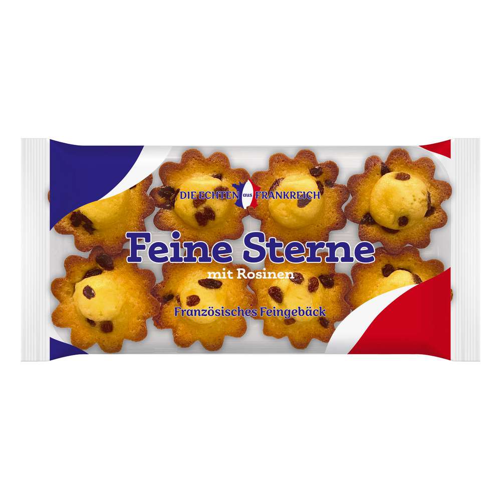 Produktabbildung Pico Food Gmbh Kuchensnack Feine Sterne, Rosinen