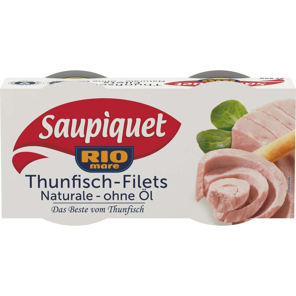 Produktabbildung Saupiquet Thunfischfilets, Naturale ohne Öl