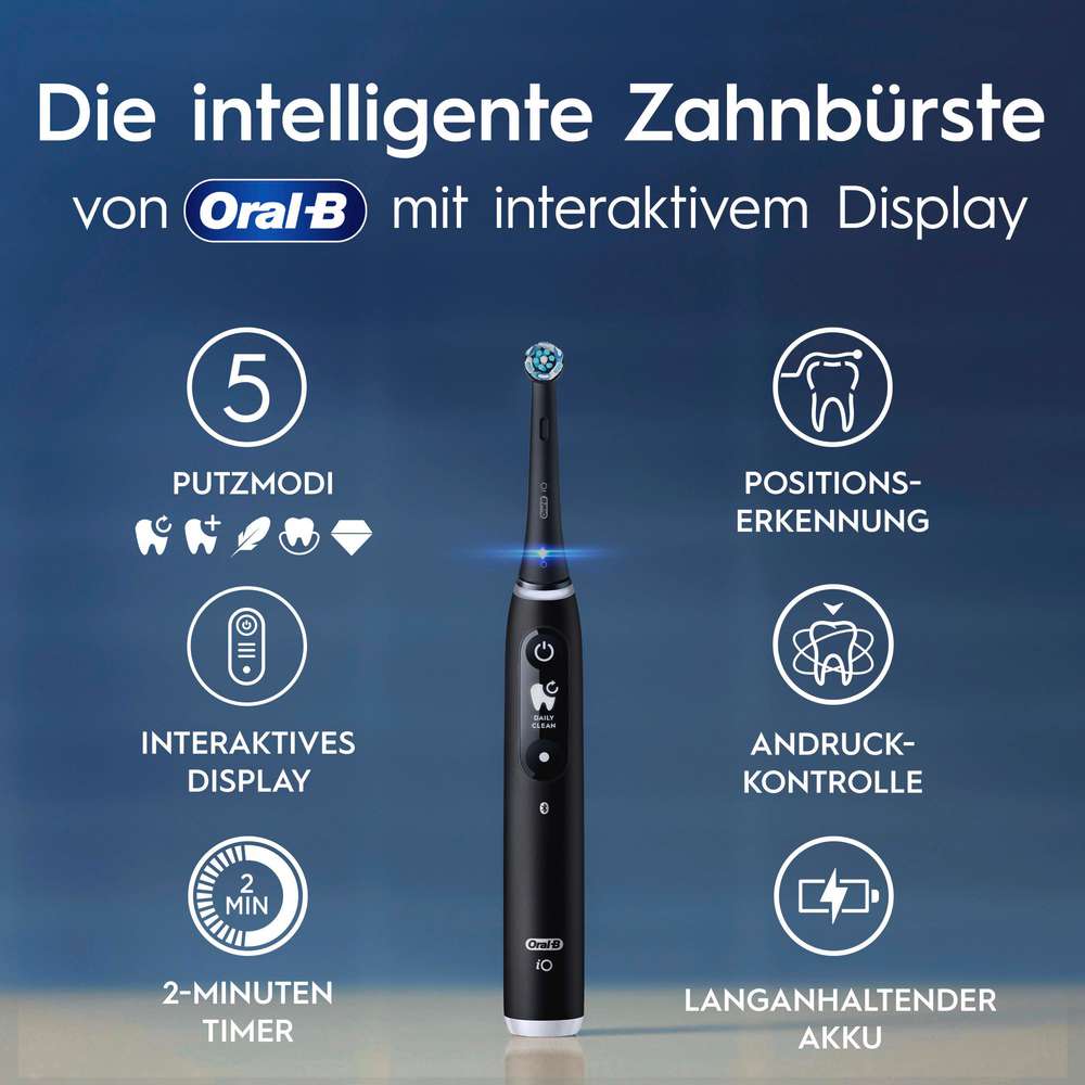 Produktabbildung Oral-B Elektrische Zahnbürste iO Series 6, Black Lava