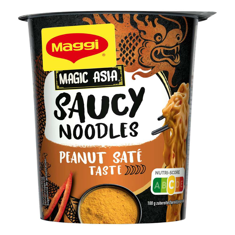 Produktabbildung Maggi Magic Asia Saucy Noodles, Erdnusbutter
