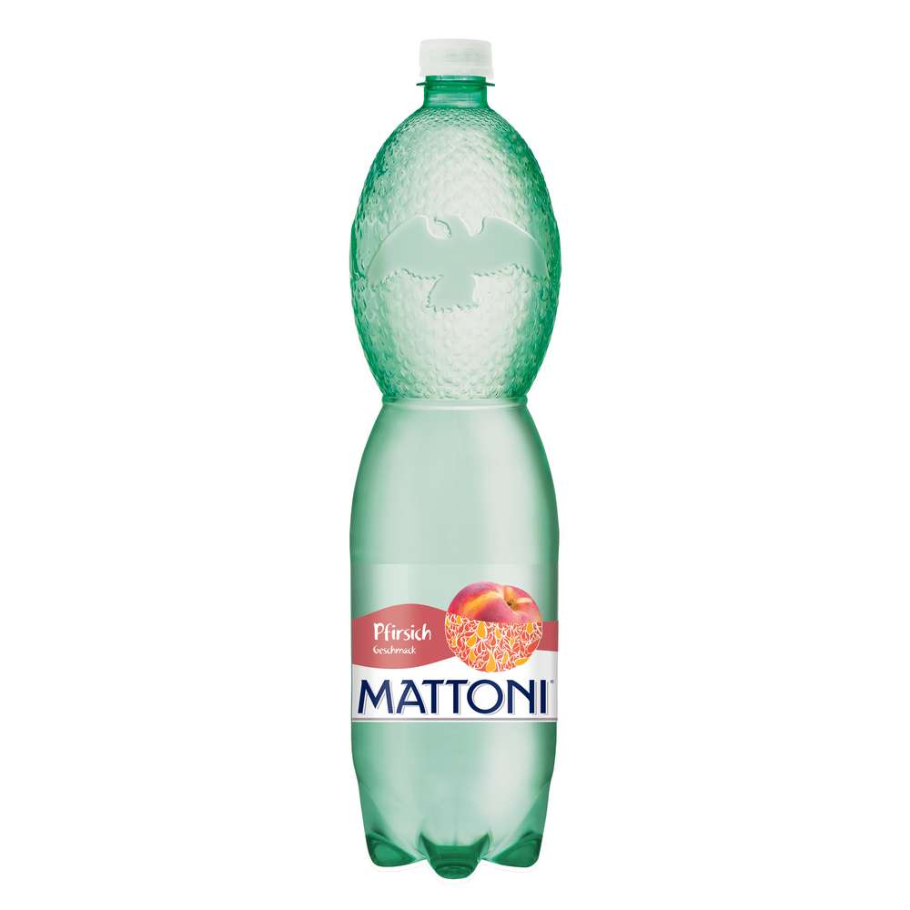 Produktabbildung Mattoni Pfirsich Mineralwasser, mit Kohlensäure