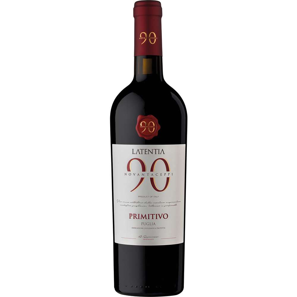 Produktabbildung Latentia Novantaceppi Primitivo 90 Puglia IGT, Rotwein