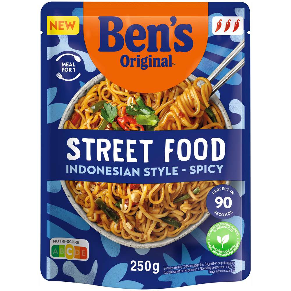 Produktabbildung BEN'S ORIGINAL Fertiggericht Street Food Indonesien