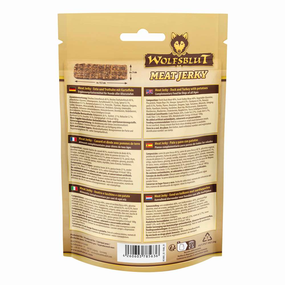 Produktabbildung Wolfsblut Hunde-Snack, Wildente & Truthahn