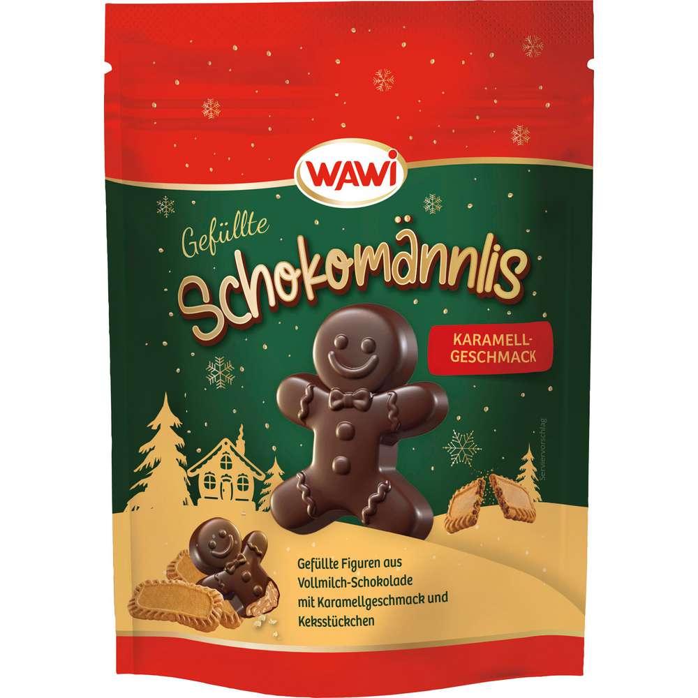 Produktabbildung Wawi Schokoladen-Figuren, Karamel-Geschmack