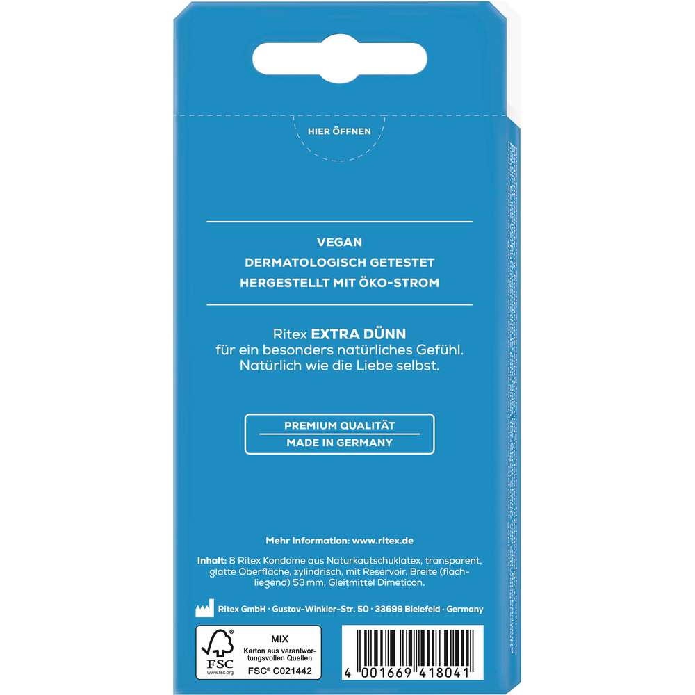 Produktabbildung Ritex Kondome, Extra Dünn