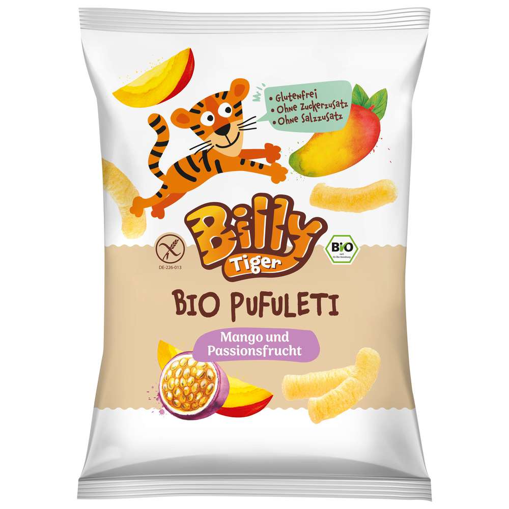 Produktabbildung Billy Tiger Bio Pufuleti Mango/Passionsfrucht