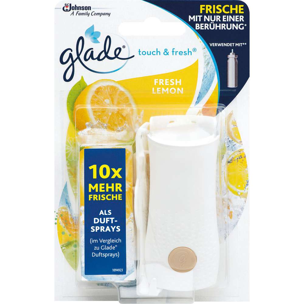 Produktabbildung Glade Lufterfrischer Touch & Fresh Halter, Fresh Lemon